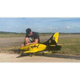 Mini Shark Sport Jet ARF+ Yellow