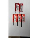 5 Piece Extra Small Ball/Hex Key Set (Metric)