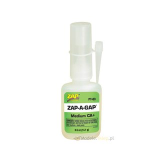 ZAP PT-03 1/2 oz. (14.1 gram) ZAP-A-GAP - CA Glue Medium 28.1g