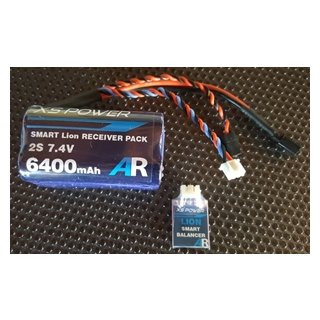 6400mAh Li-ion RX pack 7.4V