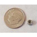 Miniature stainless nylon insert nuts 12 pcs