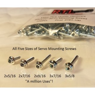 2x 5/16 Servo mounting screws  24pcs