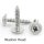 #0x1/4" (M1.7x6mm) Washer Head Phillips Self Tapping Screws Nickel Plated 12 pieces